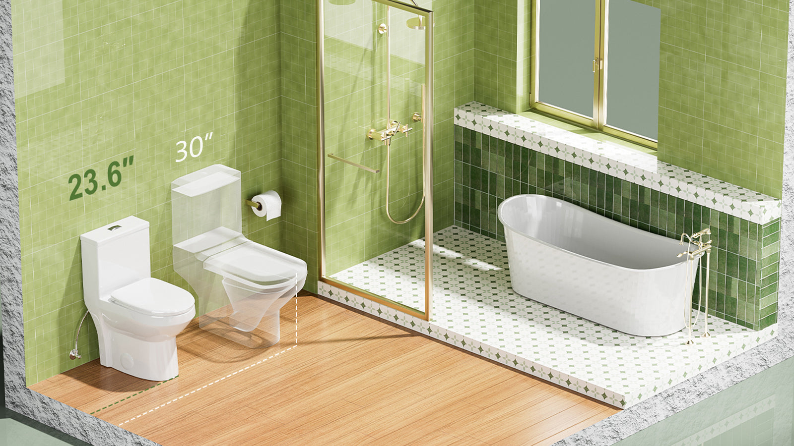 What Size Toilet is Best for a Small Bathroom? – simpleprojectus, image size:1600x900