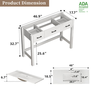 simple project 48 inch ada bathroom vanity dimension