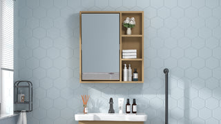 simple project 24 inch ada floating bathroom vanity mirror