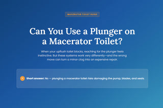 Can You Use a Plunger on a Macerator Toilet?