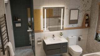 Should Medicine Cabinet Be Same Width as Vanity?