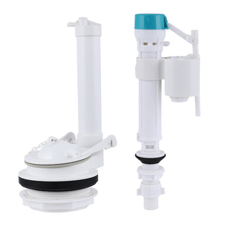 Single Flush 21'' Tall Toilet Inlet and Outlet Valves