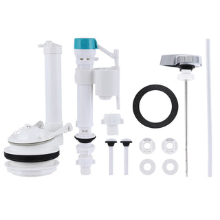 Single Flush 21'' Tall Toilet Inlet and Outlet Valves