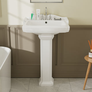 bathroom pedestal sink