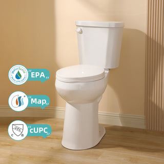 Simple Project ELEMAZ 21" Extra Tall Toilet | 5" Higher Seat | Round Bowl-EPA criteria