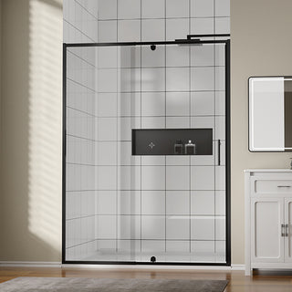 Simple Project Pivot Glass Shower Door for bathroom 