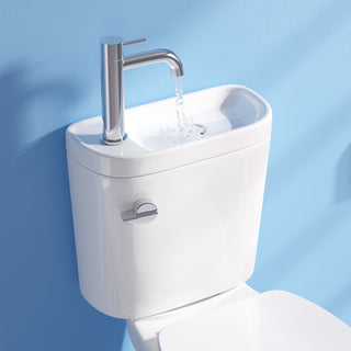 Modern 2 in 1 Toilet Bowl with Basin Sink | ADA Comfort Chair Height