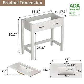 simple project 36 inch ada bathroom vanity size