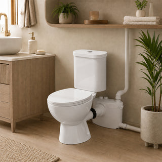 simple project upflush toilet for full bath