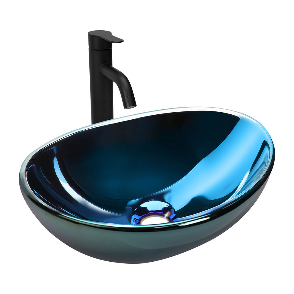 Sigsyl 24 inch Vessel Sink Vanity | with Faucet & Pop-up Drain