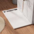 SLYDO Curbless Shower Base | Shower Pan Linear Drain