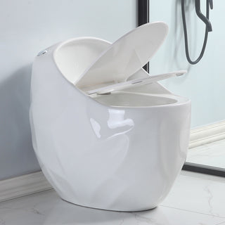 OVRUS Egg-Shaped Toilet | One Piece Round Bowl
