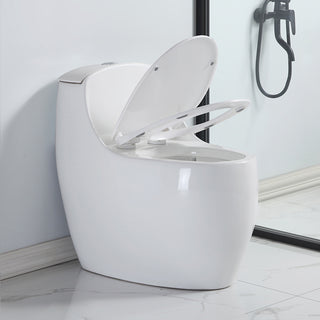 OVRUS Egg-Shaped Toilet | One Piece Compact White
