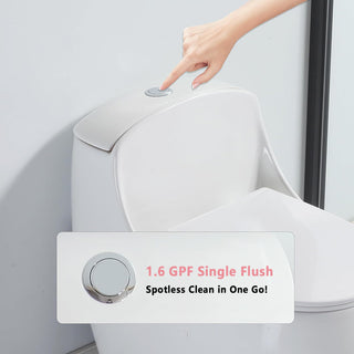OVRUS Egg-Shaped Toilet | One Piece Compact Pink