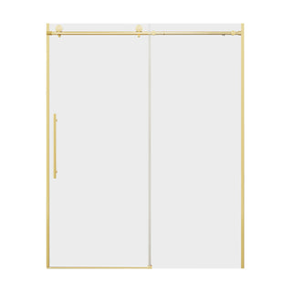 gold shower door