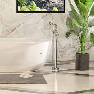 SpaSyra Free Standing Faucet for Tub with Hand Shower