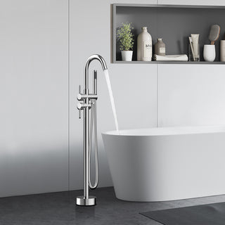 SpaSyra Freestanding Tub Faucet with Hand Shower