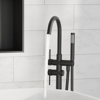 SpaSyra Freestanding Tub Faucet with Hand Shower