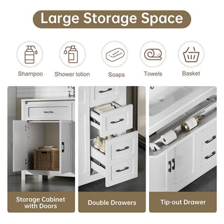 freestangding bathroom vanity