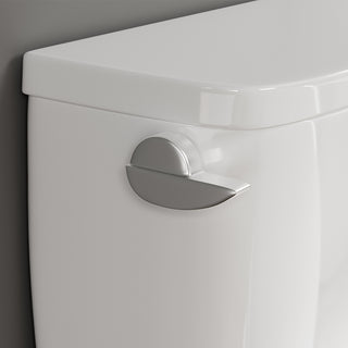 high toilet with left-hand flush handle