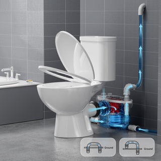 SNFLEX Two-Piece Macerating Toilet