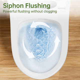 Simple Project One Piece Toilet | 5" Slim Tank Ultra Compact Toilet