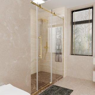 CALYZ Frameless Shower Door | Single Sliding