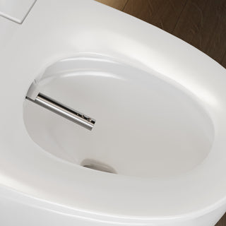 smart toilet with bidet built in