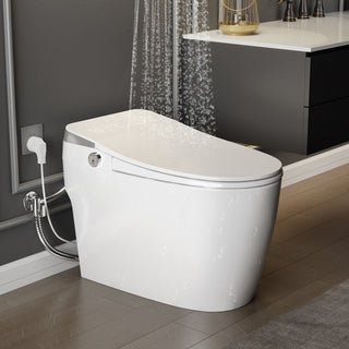 waterproof one piece smart toilet