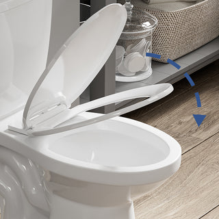 high toilet with soft-close toilet seat