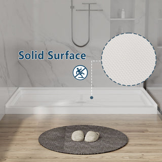 SLYDO Single Threshold Shower Base | Rigid Shower Pan
