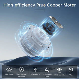 SNFLEX One-Piece Macerating Toilet | 5" Slim Tank Upflush Toilet System