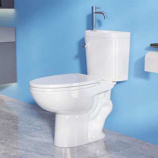 Modern 2 in 1 Toilet Bowl with Basin Sink | ADA Comfort Chair Height