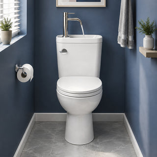 Toilet with Sink on Top | 2 in 1 Toilet Sink Combo Comfort Height