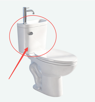 Toilet with Sink on Top | Replacement Tank, Sink, Fill & Flush Valves