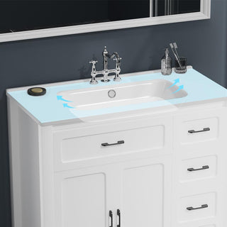 vanity sink top with spacious space