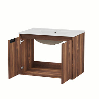 Sigsoul 30 inch Floating Wood Bathroom Vanity