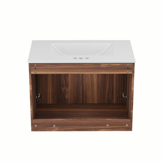 Sigsoul 30 inch Floating Wood Bathroom Vanity